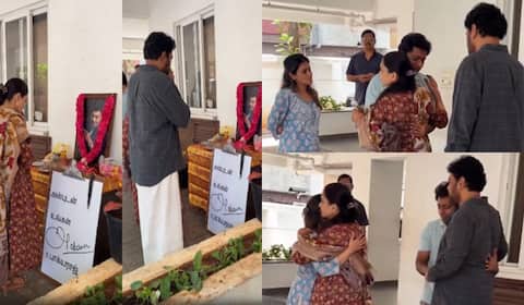 மகள் திருமணம் முடிந்த கையோடு பாக்யராஜ் குடும்பத்திற்கு குஷ்பு - சுந்தர் சி ஆறுதல்