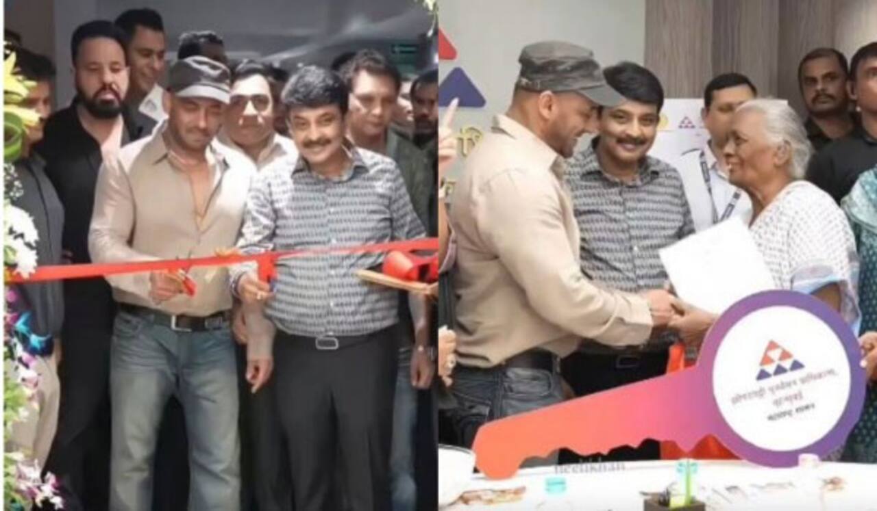 குடிசை மறுவாழ்வு ஆணையத்தின் தகவல் தொழில்நுட்ப மையத்தை திறந்து வைத்த சல்மான் கான்