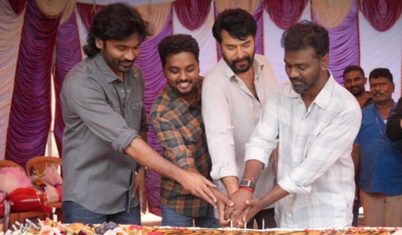 நான்கு பேருக்கு தேசிய விருது : ஓம்  படப்பிடிப்பு தளத்தில் கேக் வெட்டி கொண்டாட்டம்