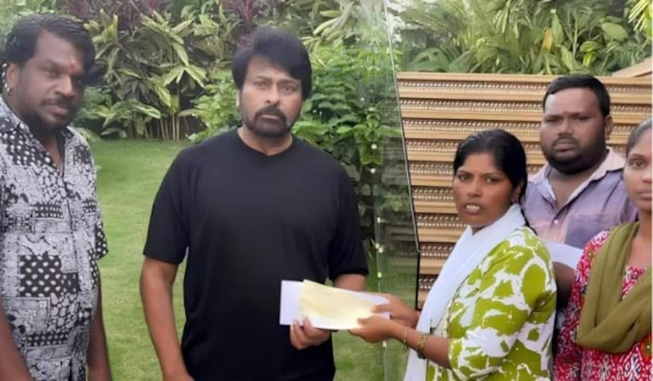 மூளை பக்கவாதத்தால் பாதிக்கப்பட்ட கப்பார் சிங் நடிகர் ரமேஷூக்கு சிரஞ்சீவி 5 லட்சம் உதவி
