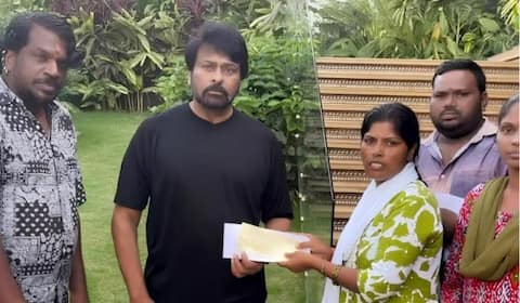மூளை பக்கவாதத்தால் பாதிக்கப்பட்ட கப்பார் சிங் நடிகர் ரமேஷூக்கு சிரஞ்சீவி 5 லட்சம் உதவி