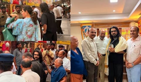 அறுவை சிகிச்சை முடிந்த கையோடு கோவை ஐயப்பன் கோயில் தரிசனம் செய்த ராம்சரண்