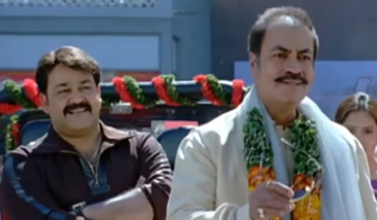 மோகன்லால் நெற்றியில் வசனத்தை எழுதி ஒட்டி படித்து காட்சியை ஓகே செய்த பிரதீப் ராவத்