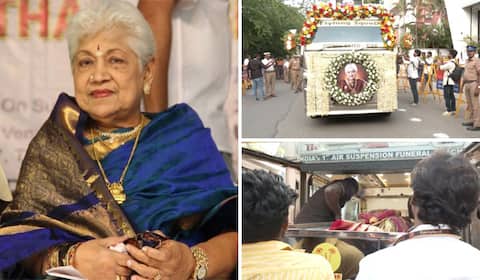 நடிகை சவுகார் ஜானகி உடல் தகனம்