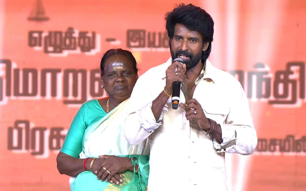 ரூ.300  வாடகை கொடுக்க முடியாத கஷ்டம், தண்ணீர் குடித்து பசியாற்றிய காலம் : ‛மண்டாடி விழாவில் சூரியின் பிளாஷ்பேக்