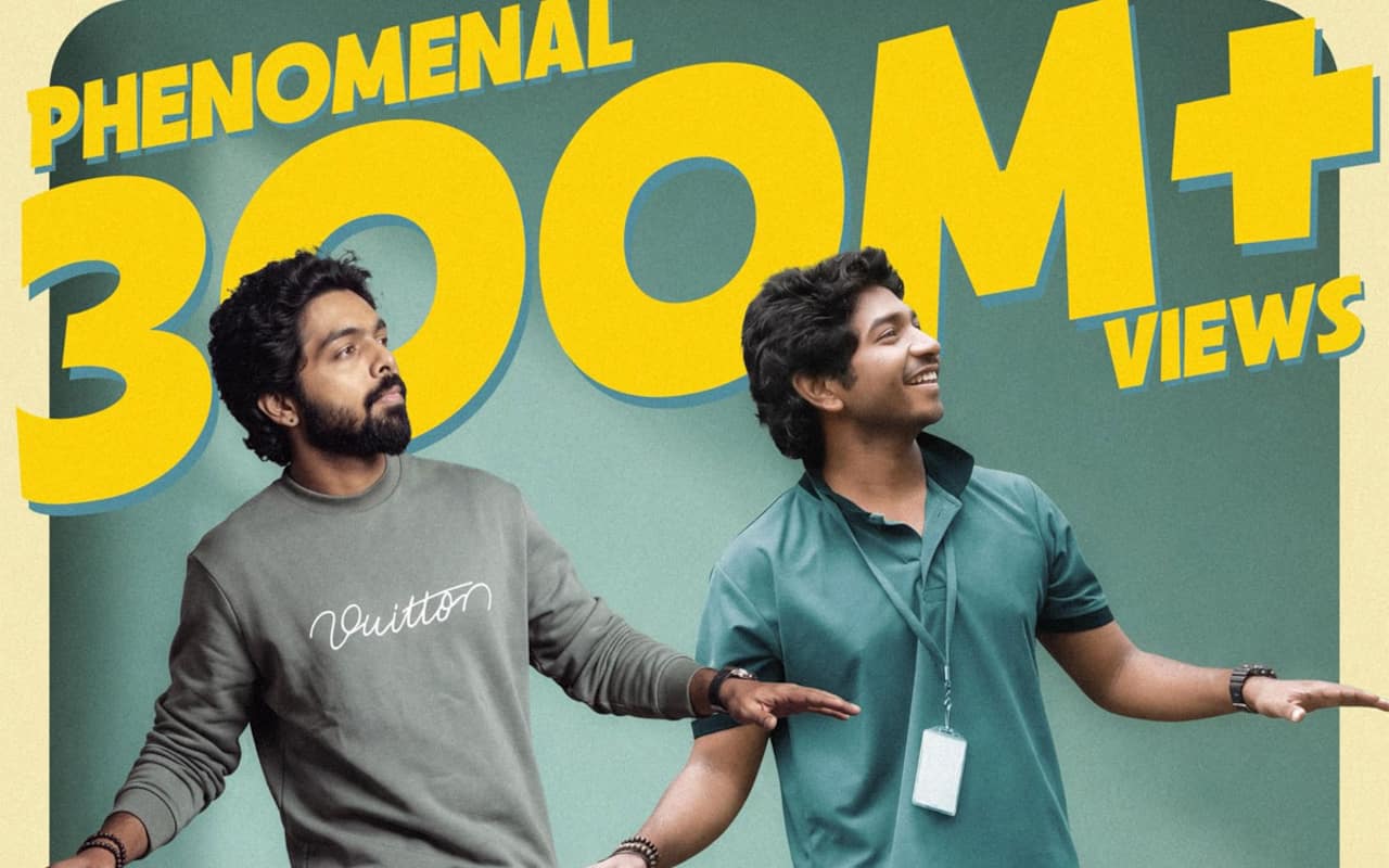 இசையமைப்பாளர் ஜிவி பிரகாஷின் இரண்டாவது 300 மில்லியன்