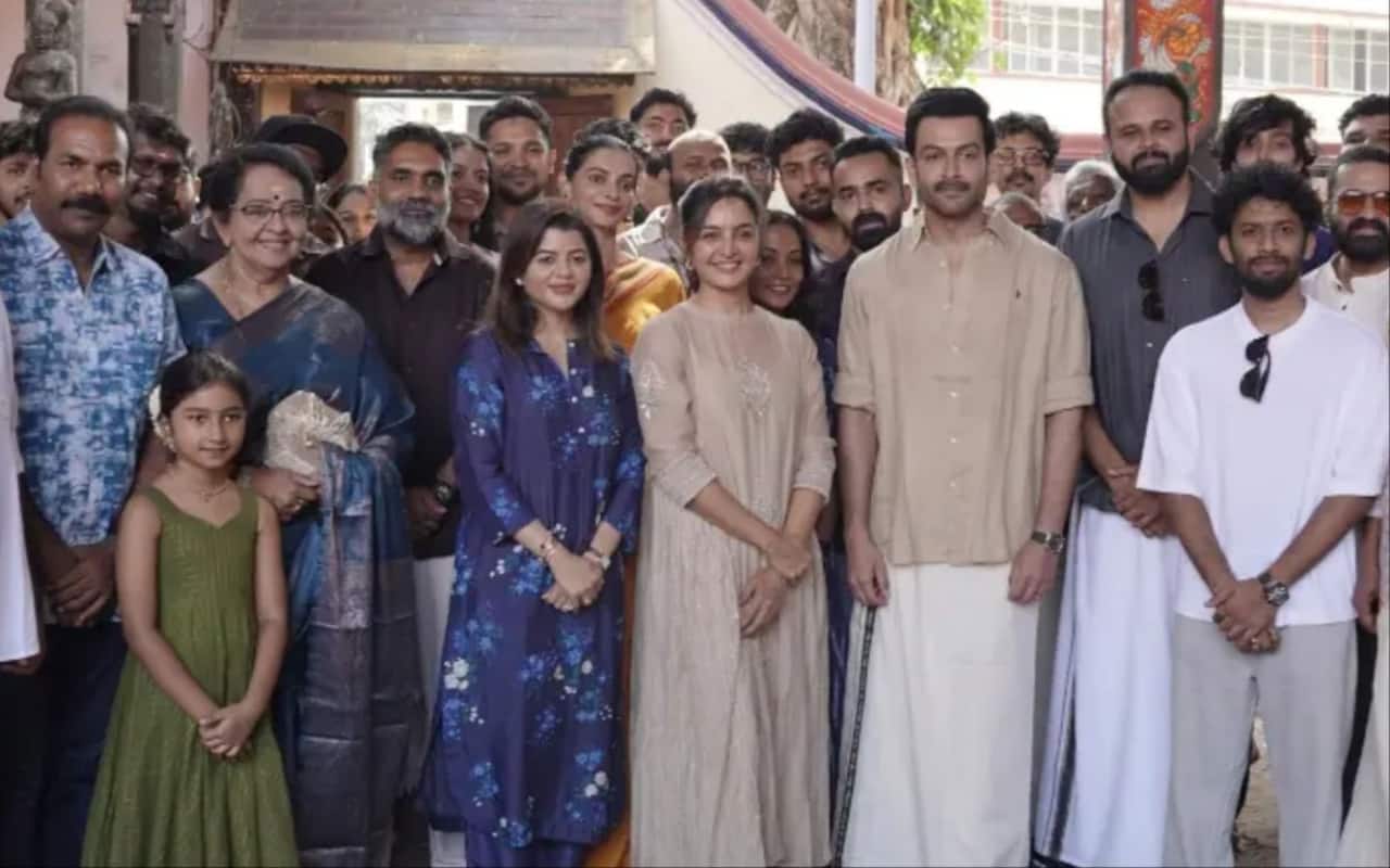 பூஜையுடன் தொடங்கியது பிரித்விராஜ் - மஞ்சு வாரியரின் ஒடியன் படப்பிடிப்பு