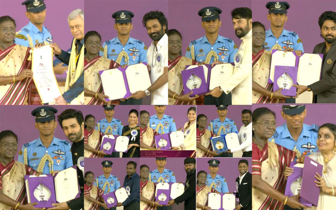 72வது தேசிய விருது பெற்ற தனுஷ், மம்முட்டி, ஜிவி பிரகாஷ் : ஆனந்த் நாக்கிற்கு தாதா சாகேப் விருது