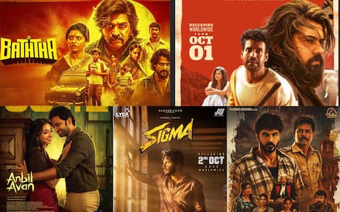 அக்டோபர் முதல் வாரத்தில் 5 படங்கள் ரிலீஸ்