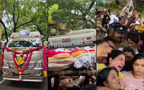 சொந்த ஊர் கொண்டுசெல்லப்படும் தேவா உடல்; வழிநெடுக ரசிகர்கள் அஞ்சலி