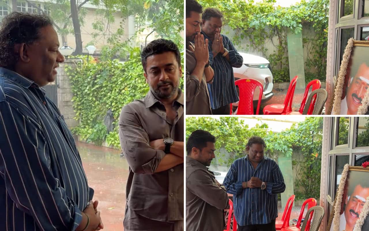 மறைந்த தேவா குடும்பத்தினருக்கு சூர்யா ஆறுதல்