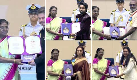 தேசிய விருது பெற்றனர் ஷாரூக்கான், ராணி முகர்ஜி, எம்எஸ் பாஸ்கர், ஜிவி பிரகாஷ், ஊர்வசி