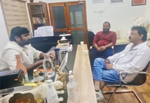 விஜய் சேதுபதி - ராம் கோபால் வர்மா சந்திப்பு