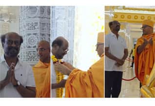 அபுதாபியில் பிரதமர் மோடி திறந்து வைத்த கோயிலுக்கு சென்ற ரஜினி