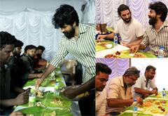 அமரன் படக்குழுவுக்கு பிரியாணி விருந்து அளித்த சிவகார்த்திகேயன்