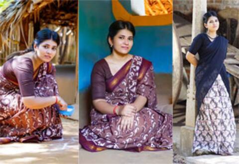 கிராமத்து ஸ்டைலில் தீபிகா போட்டோஷூட்