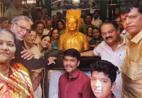 தென்கரையில் டி.ஆர்.மகாலிங்கம் சிலை திறப்பு விழா : பி.சுசீலா, நாசர் உள்ளிட்ட திரைப் பிரபலங்கள் பங்கேற்பு