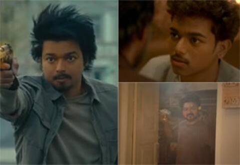 இரட்டை வேடத்தில் விஜய் ‛ஆக்ஷன் காட்சிகளுடன் வெளியானது ‛தி கோட் டிரைலர்