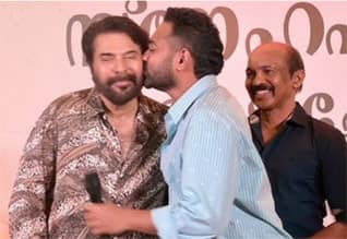 நட்புக்காக கெஸ்ட் ரோலில் நடித்ததுடன் சக்சஸ் மீட்டிலும் கலந்து கொண்ட மம்மூட்டி