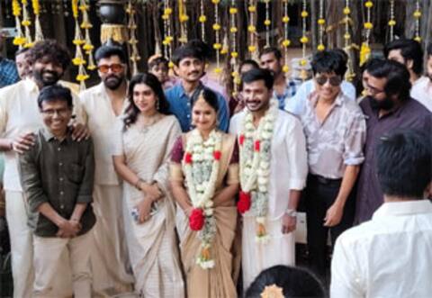 ‛சித்தா இயக்குனர் அருண்குமார் திருமணம்: பிரபலங்கள் நேரில் வாழ்த்து
