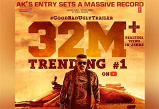 விஜய்யின் ‛லியோ பட சாதனையை முறியடித்த அஜித்தின் ‛குட் பேட் அக்லி டிரைலர்!