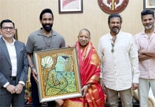 கண்ணப்பாவுக்காக உ.பி முதல்வரை சந்தித்து வாழ்த்து பெற்ற பிரபுதேவா, விஷ்ணு மஞ்சு