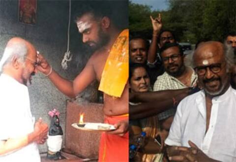 ஜெயிலர்-2 படப்பிடிப்பு தளத்துக்கு செல்லும் வழியில் ஸ்ரீ மாதேஸ்வரர் கோயிலில் வழிபாடு செய்த ரஜினிகாந்த்!