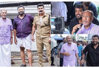 ஸ்படிகம் இயக்குனரை அழைத்து வந்து வித்தியாசமான முறையில் கவுரவித்த சுரேஷ்கோபி பட இயக்குனர்