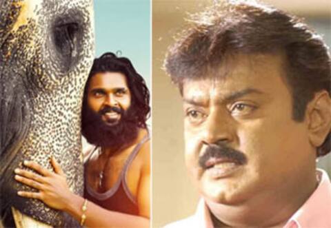 படை தலைவன் படத்தில் விஜயகாந்த் காட்சிக்கு வரவேற்பு