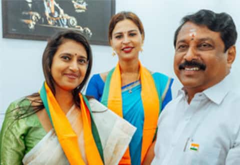 நடிகை கஸ்தூரி பா.ஜ.,வில் இணைந்தார்