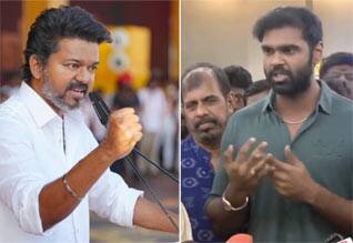 விஜயகாந்த் பற்றி விஜய்யின் அண்ணன் பேச்சு : மகன் சண்முக பாண்டியன் சொன்ன பதில்