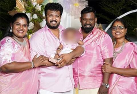 பேரனுக்கு நாளை(செப்.,19) காது குத்து விழா வைத்திருந்த நிலையில் ரோபோ சங்கர் மரணம்