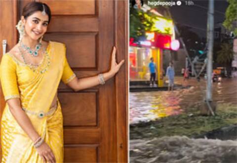 சென்னையில் மழை : படகு சவாரி கேட்ட பூஜா ஹெக்டே