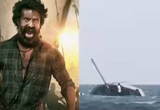 சூரியின் மண்டாடி படப்பிடிப்பில் விபத்து: கேமரா கடலில் மூழ்கியது
