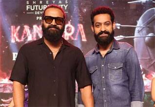 ஜூனியர் என்டிஆரை வைத்து பான் இந்திய படம்  இயக்கும் ரிஷப் ஷெட்டி!