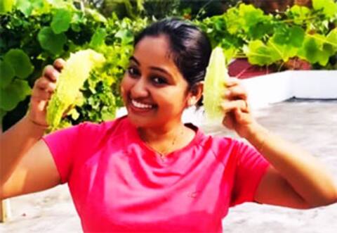 இயற்கை விவசாயம் செய்யும் மேக்னா