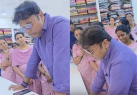 ஜவுளிக்கடை ஊழியர்களுக்காக கும்கி பாடலை பாடி மகிழ்வித்த டி.இமான்