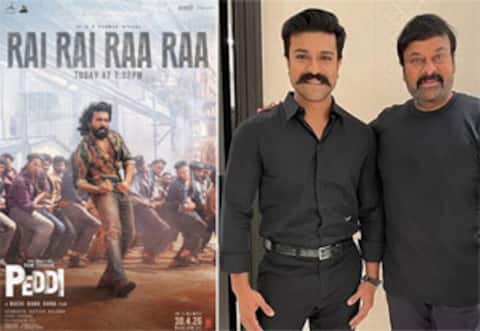 ராய் ராய் ரா ரா- ராம் சரணின் அதிரடி நடனம் குறித்து சிரஞ்சீவி வியந்து வெளியிட்ட பதிவு!