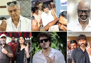 வரிசையில் நிற்காமல் வாக்களித்த நடிகர்கள்... ‛‛பந்தா காட்டி பகட்டாக போட்டோவுக்கு மட்டும் ‛‛போஸ்