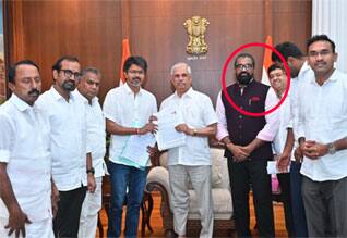 கவர்னர் சந்திப்பில் ஜனநாயகன் தயாரிப்பாளர் : விஜய் நோக்கி எழும் கேள்வி