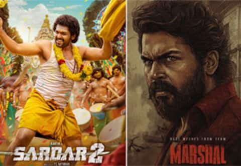 கார்த்தி 49வது பிறந்தநாளில் வெளியான சர்தார்-2, மார்ஷல் பட போஸ்டர்கள்!