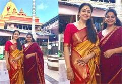 ‛சிஸ்டம் பட வெற்றிக்காக மும்பை மகாலட்சுமி கோவிலுக்கு சென்று நன்றி செலுத்திய ஜோதிகா
