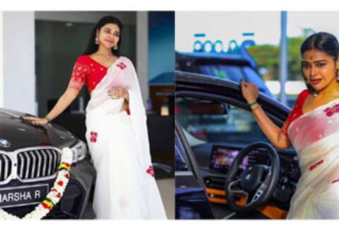 புதிதாக சொகுசு கார் வாங்கிய தர்ஷா குப்தா