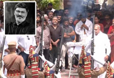 பன்முக ஆளுமை, திரைக்கதை மன்னர்-க்கு பிரியாவிடை: அரசு மரியாதையுடன் பாக்யராஜ் உடல் தகனம்