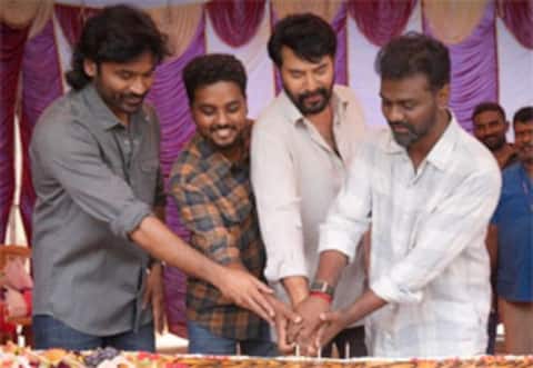 நான்கு பேருக்கு தேசிய விருது : ஓம்  படப்பிடிப்பு தளத்தில் கேக் வெட்டி கொண்டாட்டம்