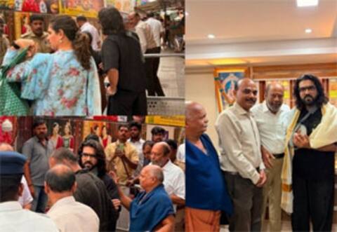 அறுவை சிகிச்சை முடிந்த கையோடு கோவை ஐயப்பன் கோயில் தரிசனம் செய்த ராம்சரண்