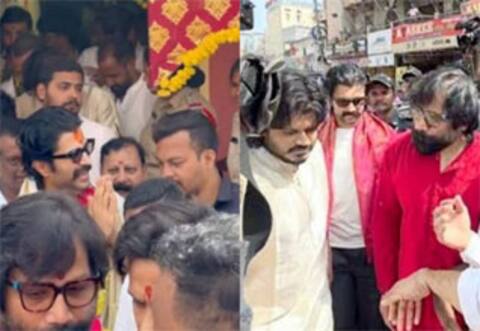 அர்ஜூன் ரெட்டி இயக்குனருடன் திருவிழாவில் கலந்துகொண்ட விஜய் தேவரகொண்டா