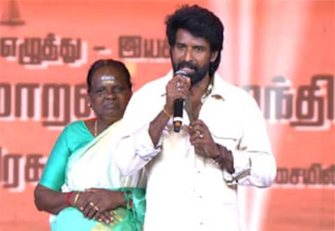 ரூ.300  வாடகை கொடுக்க முடியாத கஷ்டம், தண்ணீர் குடித்து பசியாற்றிய காலம் : ‛மண்டாடி விழாவில் சூரியின் பிளாஷ்பேக்