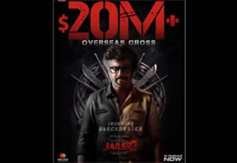 ஜெயிலர் 2 : வெளிநாட்டு வசூல் 20 மில்லியன் யுஎஸ் டாலர்