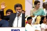 முதல்வராக பொறுப்பேற்ற விஜய்; விழாவில் பங்கேற்ற திரைப்பிரபலங்கள்